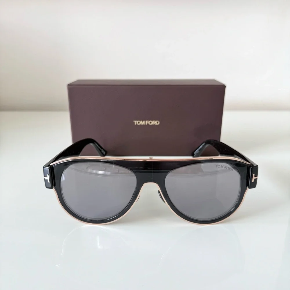 NEW!!! Tom Ford Lyle-02 TF1074 01C unisex sunglasses Authentic Retail 580$